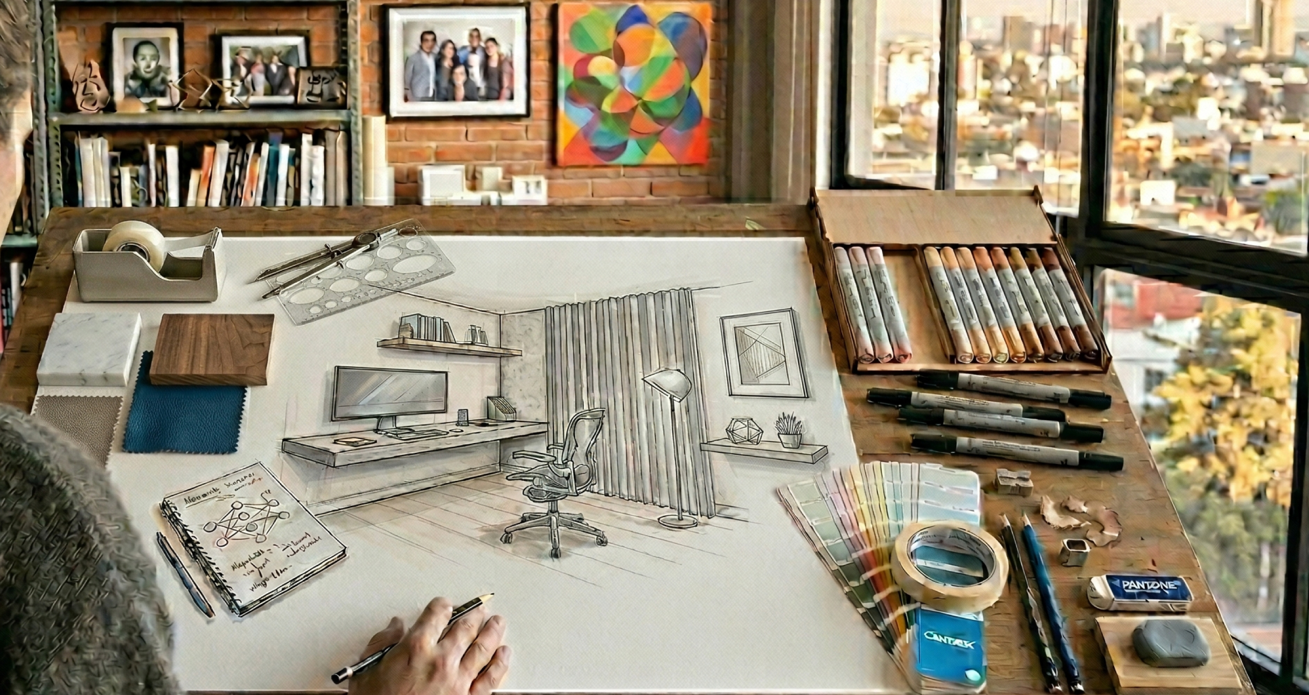 Este Taller de diseño de interiores, te guía paso a paso para desarrollar una visión profesional, integrando creatividad con fundamentos técnicos sólidos.